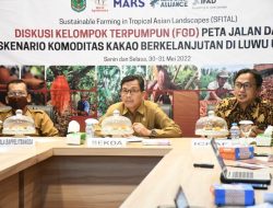 Bersama ICRAF, Pemkab Lutra Susun Peta Jalan Kakao Lestari