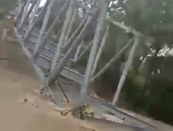 Waduh, Jembatan Kalero Kajuara Belum Difungsikan Sudah Ambruk