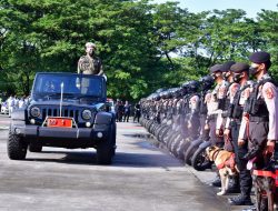 Pimpin Apel Gelar Pasukan Operasi Ketupat, Gubernur Sulsel Ingatkan Masyarakat Taati Aturan Mudik