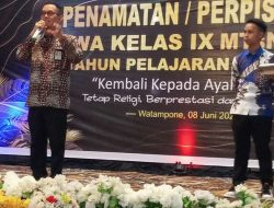 Putra Kadis Asman Lulus, Salah Satu Siswa Berprestasi di MTsN 1 Watampone