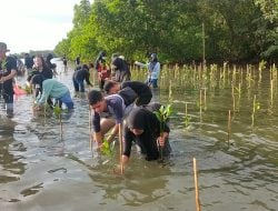 Program Gubernur Kembalikan Fungsi Mangrove, DKP Sulsel Tanam 10 Ribu Bibit di Borimasunggu Pangkep