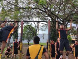 Ukur Kemampuan Fisik Anggota, Brimob Bone Gelar TKJ Berkala