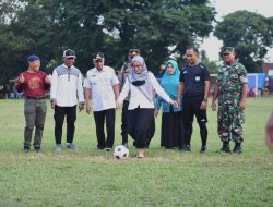 Bola Disepak Bupati Indah, Turnamen Sepakbola Di Sukamaju Resmi Bergulir