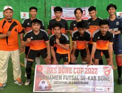 Semarak HUT Ke-77 RI, PKS Bone Sukses Gelar Turnamen Futsal