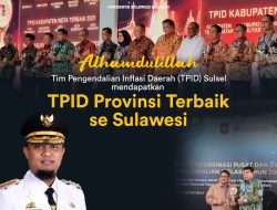Mampu Kendalikan Inflasi, Sulsel TPID Provinsi Terbaik Wilayah Sulawesi
