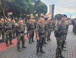 Danyon Ichsan Hadiri Upacara Sertijab dan Pisah Sambut Danpas Pelopor Korbrimob di Depok