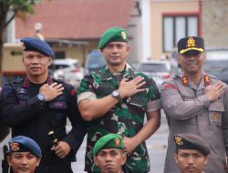 Perkuat Sinergitas, Polres, Kodim dan Brimob Bone Gelar Apel Gabungan