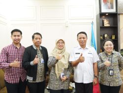 Bahas UHC, PJ Sekda Andi Darmawan Terima Silaturahmi Pejabat Baru BPJS Kesehatan Wilayah IX
