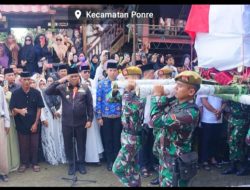 Bupati Bone Irup Pemakaman Jenazah Almarhum Andi Sumardi Sulaiman