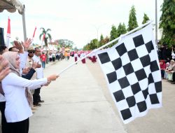 86 Tim Meriahkan Gerak Jalan Indah di Luwu Utara, Bupati Indah: Semangat Kemerdekaan