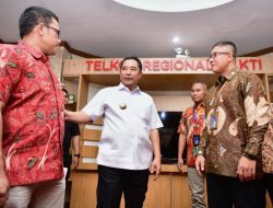 Pj Gubernur Bahtiar Kunker ke Kantor Telkom Regional 7 KTI, Dorong Peningkatan Layanan Telekomunikasi