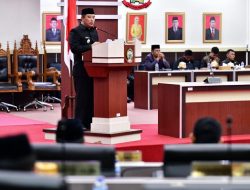 Pidato Perdana Pj Gubernur Bahtiar di Paripurna DPRD Terkait 8 Program Prioritas