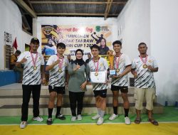 Ditutup IDP, Tim Polres Lutra Rebut Juara I Turnamen Takraw Kamiri CUP