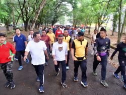 Olahraga Pagi di Stadion La Patau Bone, Pj Gubernur Apresiasi Program Korsa