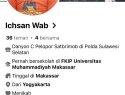 OTK Catut Identitas Komandan Batalyon C Pelopor di Facebook