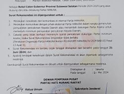 Kantongi Rekomendasi Hanura, IAS: Warga Sulsel Penentu Kualitas Gubernur 2024