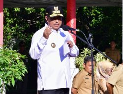 Pimpin Apel Pagi, Pj Gubernur Bahtiar Apresiasi Bantuan OPD untuk Korban Bencana di Sulsel