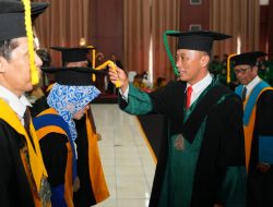 Hadiri Pengukuhan Tiga Guru Besar UIN Alauddin, Rektor Hamdan Juhannis: Prof Zudan Pemimpin yang Visioner