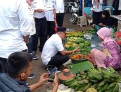 Pj Bupati Bone Pantau Pasar Paccing dan Pasar Sentral Watampone, Stok Pangan dan Harga Kebutuhan Pokok Terjangkau