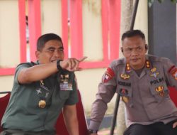 Sinergitas TNI-Polri, Danrem 141/Toddopuli Silaturahmi Danyon C Pelopor