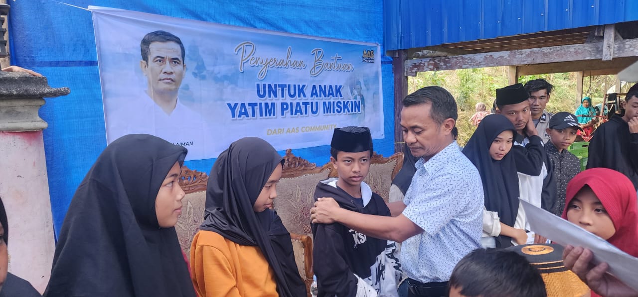 Sehari, AAS Community Sasar Dua Kecamatan Salurkan Bantuan Kemanusiaan