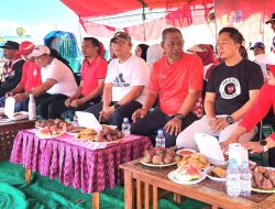 Pj Bupati Didampingi Kadis A Asman Hadiri Senam Santai di Tanete Riattang