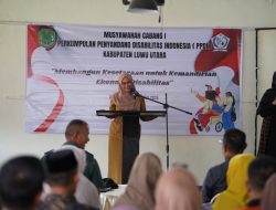 Bupati Indah Buka Muscab PPDI, Pemda Komitmen Penuhi Hak Penyandang Disabilitas