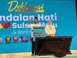 Andalan Hati Resmi Daftar ke KPU, Jadi yang Pertama di Pilgub Sulsel 2024