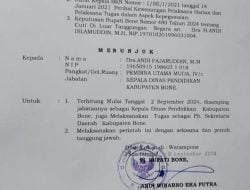 Andi Fajaruddin Plt Sekda, Dinilai Figur Tepat Bawa Bone Keluar dari Defisit APBD