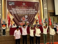 KPU Bone Undi Nomor Urut Paslon Bupati, Sipakario Nomor Urut 1, Al In Nomor Urut 2, Beramal Nomor Urut 3