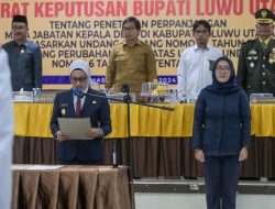 Kukuhkan Perpanjangan Masa Jabatan Kades, Bupati IDP Titip Pesan Ini
