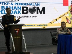 Sat Brimob Polda Sulsel Bekali Security Kemampuan TPTKP Bom