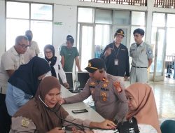 Jasa Raharja Perwakilan Watampone Gelar Pemeriksaan Kesehatan Gratis di Pelabuhan Bajoe