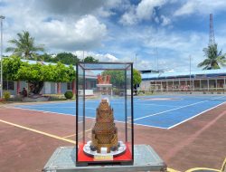 Warga Binaan Rutan Kelas IIB Sinjai Sulap Limbah Batok Kelapa Jadi Miniatur Tugu Sinjai Bersatu