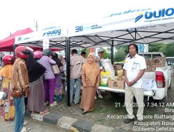 Program Gerakan Pangan Murah Digelar, Bulog Bone Gelontorkan Dua Ton Beras