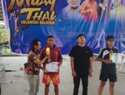 Muaythai Bone Sumbang Tiga Medali di Kejurda Sulsel