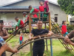 Nostalgia di TK Tempatnya Sekolah di Bakungnge, Bupati Bone Terpilih Bagi-bagi Minuman Bergizi