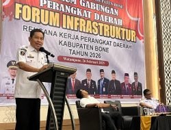 Forum Infrastruktur Pemkab Bone, Pertajam Program Bupati dan Wakil Bupati Bone