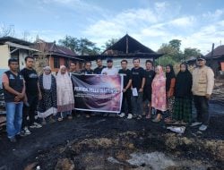Peduli Kemanusiaan, Pemuda Tellu Siattinge Patungan Bantu Warga Korban Kebakaran di Desa Opo