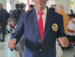 Wasit Internasional Asal Bone Harmawansyah Bertugas di Kejurnas Karate Piala Ketua Umum FORKI di Pekanbaru