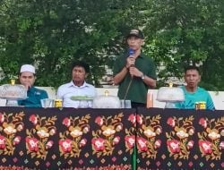 Anggota DPRD Wajo Amshar Andi Timbang Minta Peserta Turnamen Sepak Bola U-14 Tunjukkan Kemampuan Terbaik
