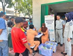 Pelayanan Kesehatan Gratis, Jasa Raharja Sasar Pengunjung Pasar Sinjai