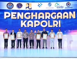 Jasa Raharja Terima Penghargaan dari Kapolri pada AcaraRakernis Fungsi Lalu Lintas 2025