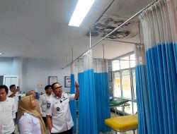 Wabup Bone Temukan Atap Bangunan UGD Puskesmas Ulaweng Bocor