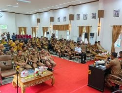 Bupati Bone Pimpin Rapat Evaluasi Bersama OPD dan Camat