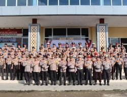 Kapolres Bone Pimpin Upacara Kenaikan Pangkat 57 Personel Polri